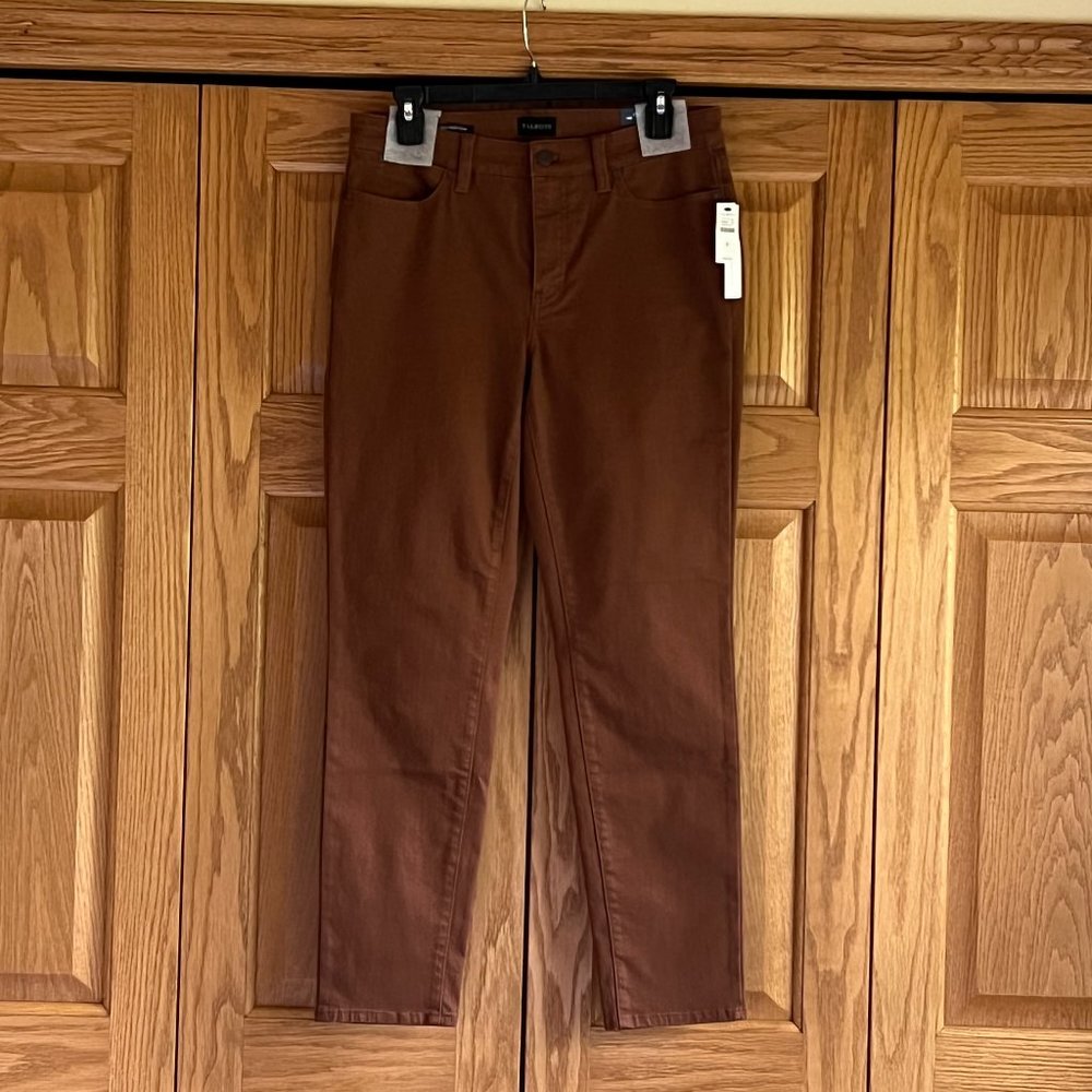TALBOTS - Slim Ankle Jeans - Tortoise Shell -- NEW with Tag